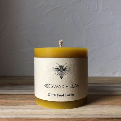 Beeswax Pillar Candle