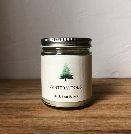 Winter Woods Scented Candle Made With Coconut Wax