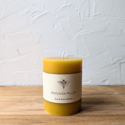 Beeswax Pillar Candle