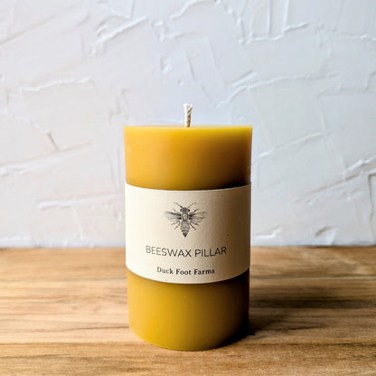 Beeswax Pillar Candle