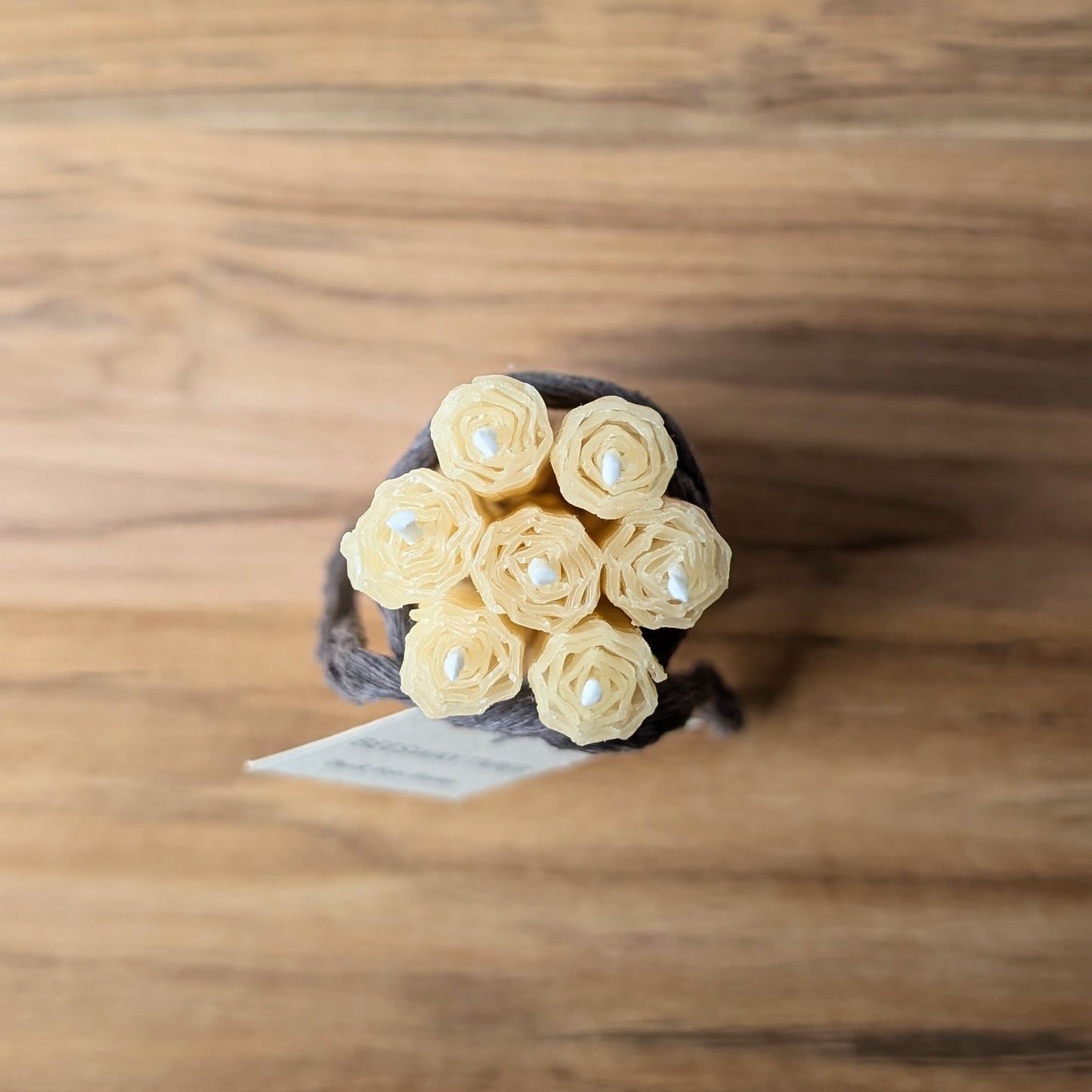 Mini Natural Honeycomb Beeswax Taper Candles