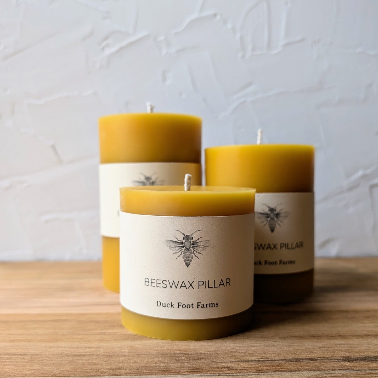 Beeswax Pillar Candle