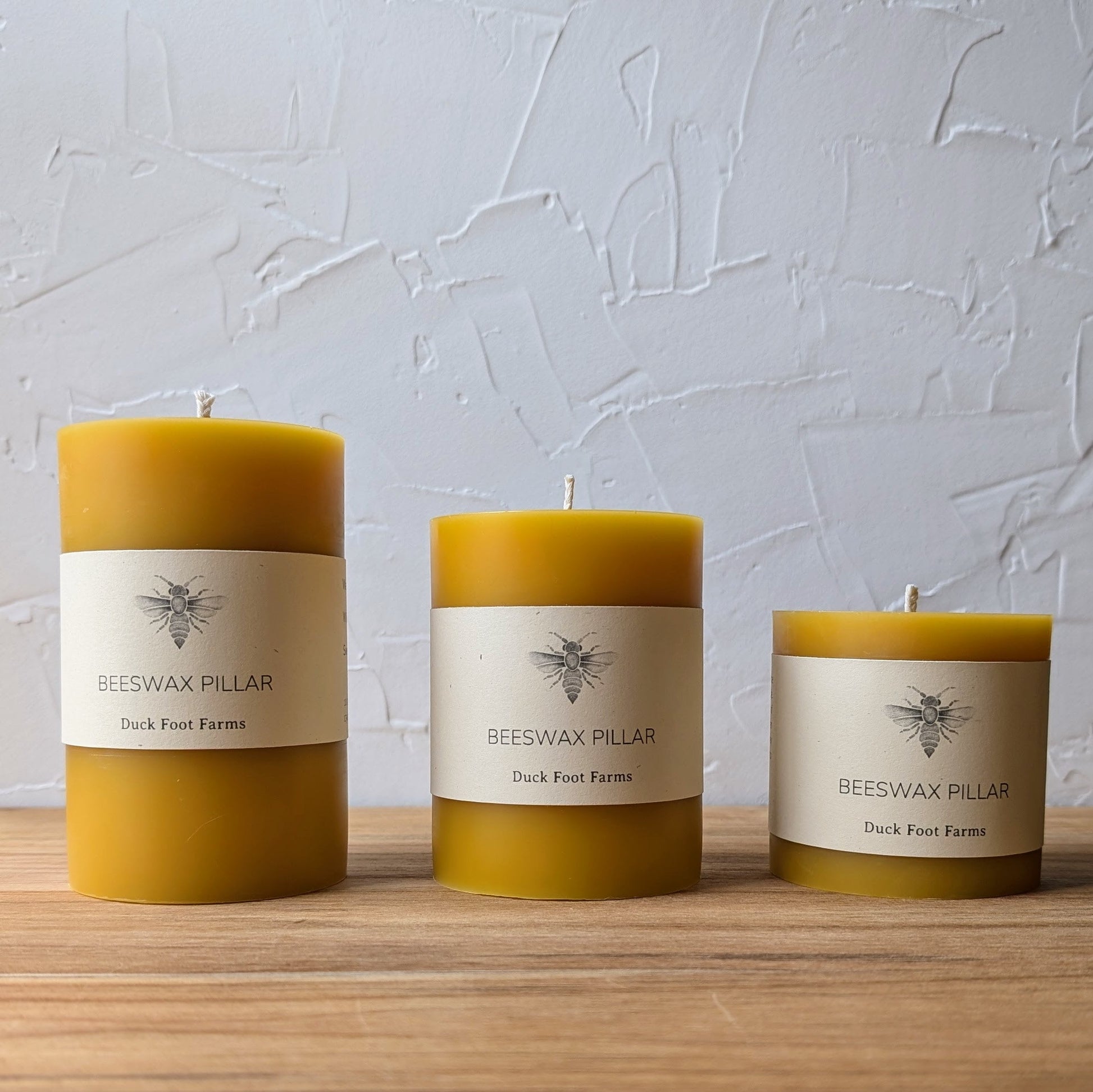 Beeswax Pillar Candle