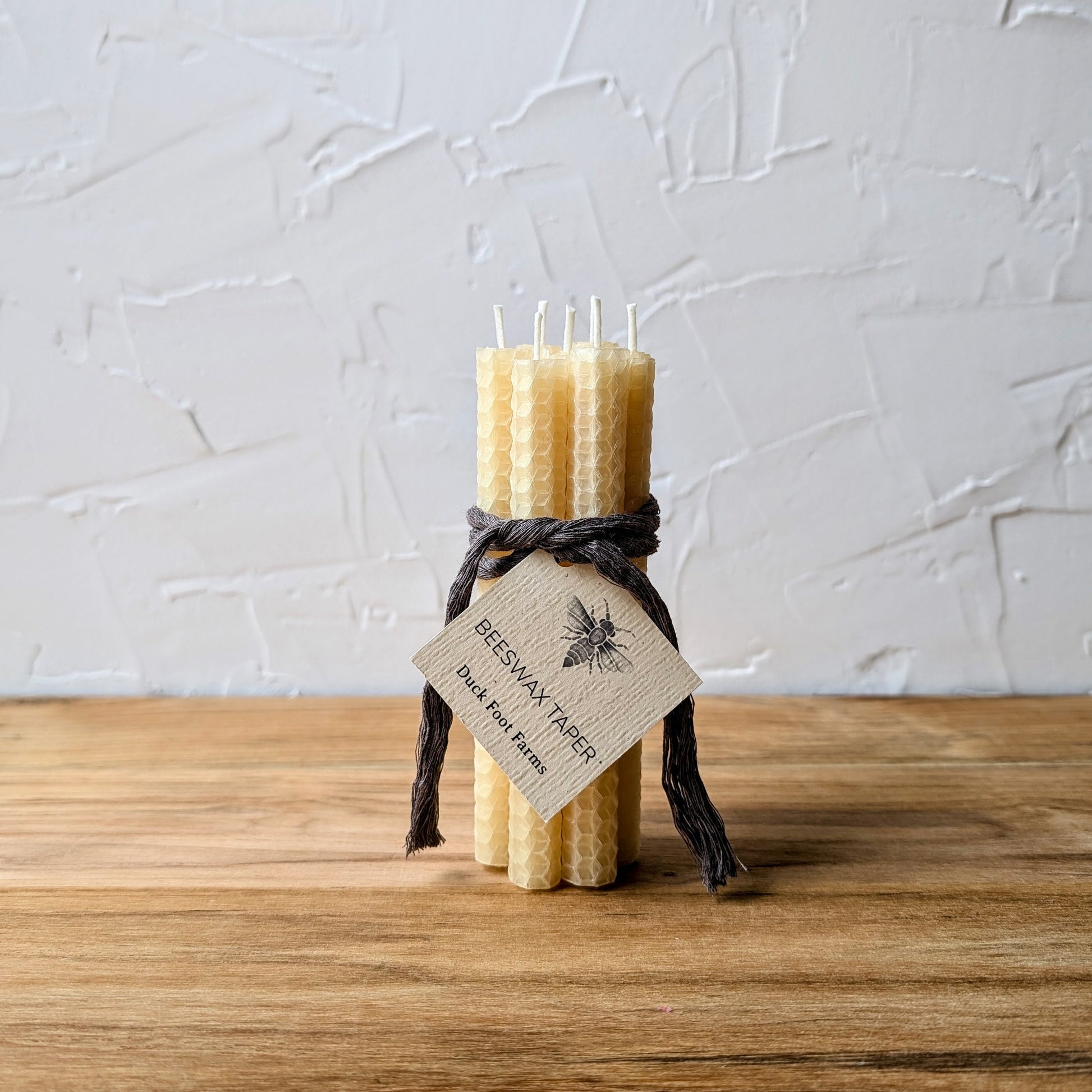 Mini Natural Honeycomb Beeswax Taper Candles